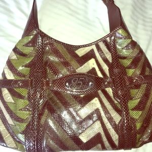 Gucci python skin purse